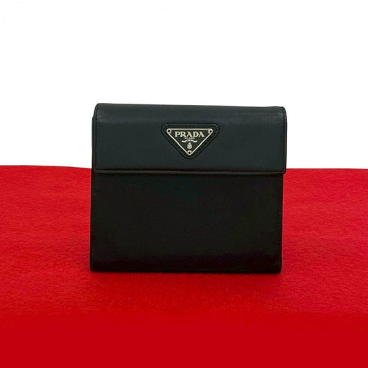 PRADA Bifold Wallet leather black