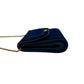 GUCCI Shoulder Bag Velor Navy