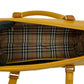 BURBERRY Handbag leather yellow