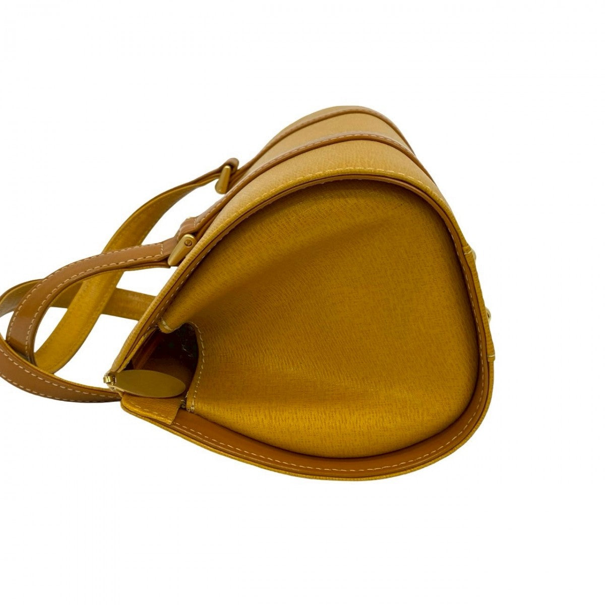 BURBERRY Handbag leather yellow