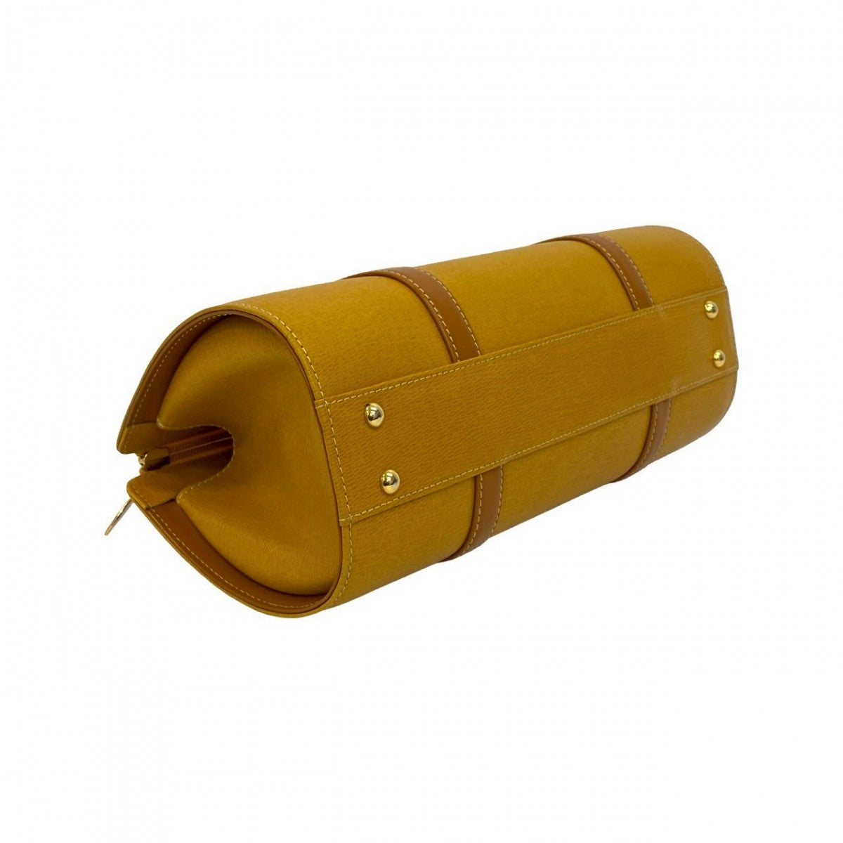 BURBERRY Handbag leather yellow