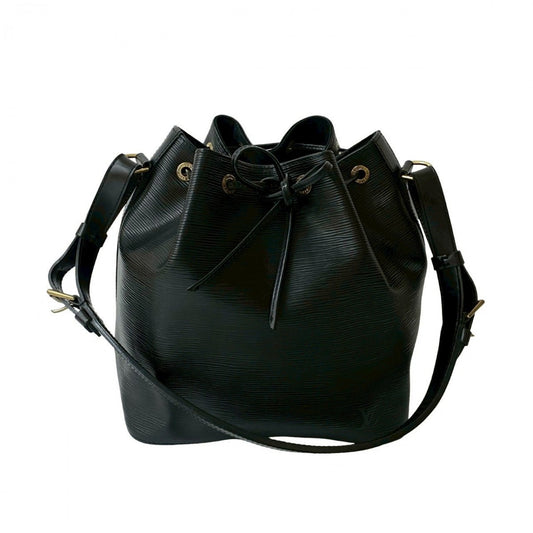 LOUIS VUITTON Shoulder Bag Epi Leather black Epi Petit Noe