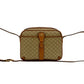 CELINE Shoulder Bag leather beige
