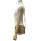 CELINE Shoulder Bag leather beige