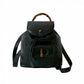 GUCCI Backpack leather black Bamboo