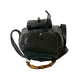 GUCCI Backpack leather black Bamboo