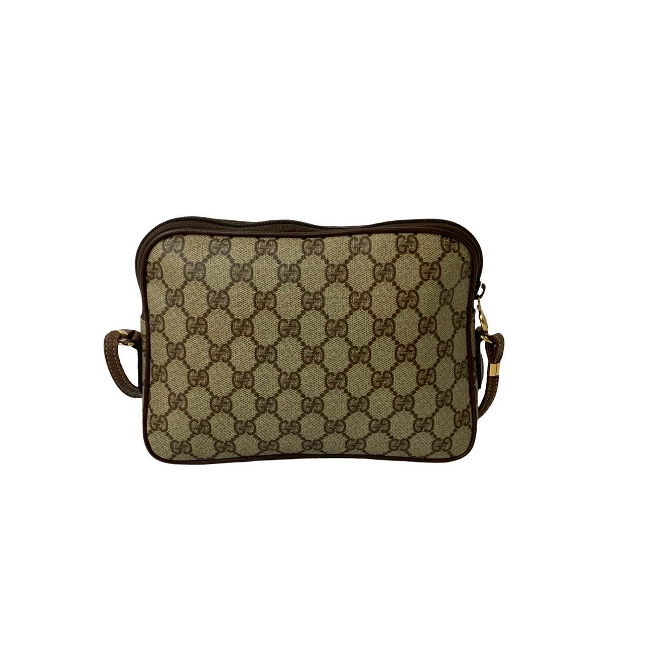 GUCCI Shoulder Bag leather Brown