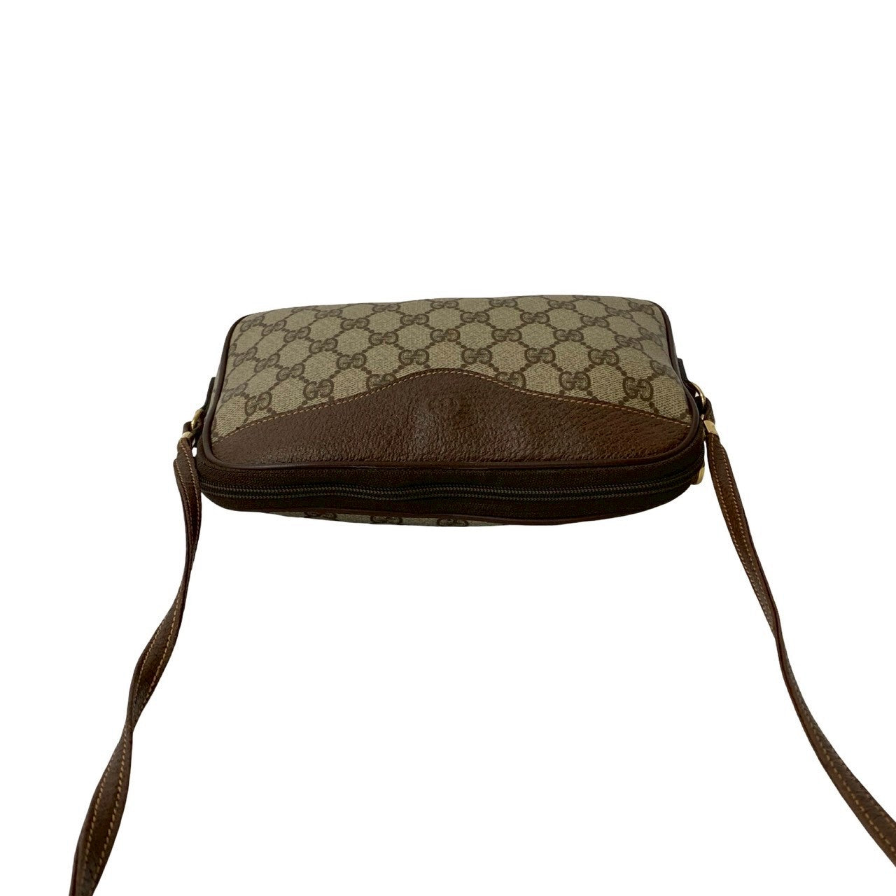 GUCCI Shoulder Bag leather Brown