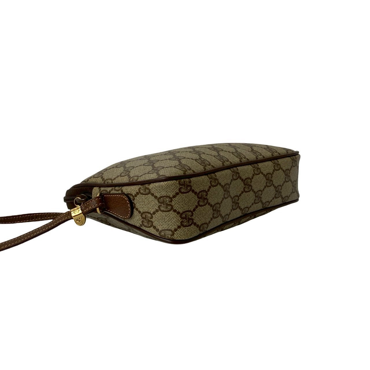 GUCCI Shoulder Bag leather Brown