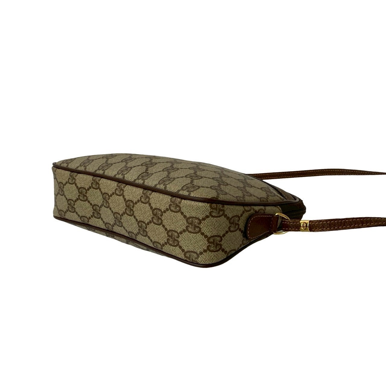 GUCCI Shoulder Bag leather Brown