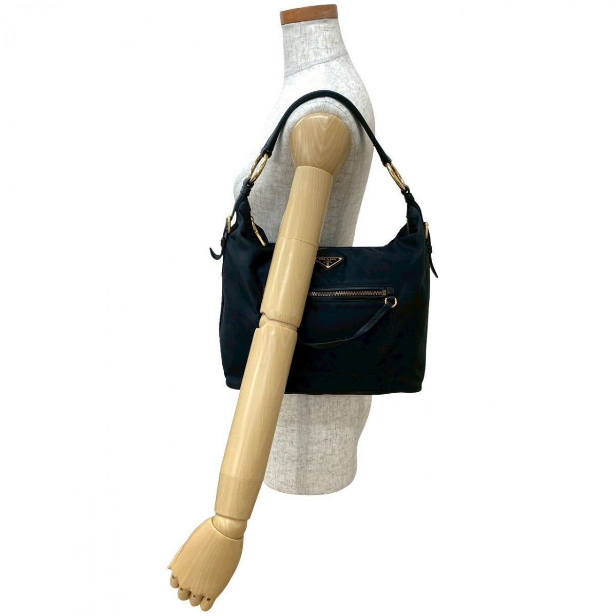 PRADA Shoulder Bag Nylon black