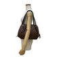LOUIS VUITTON Tote Bag leather Brown Damier Belem MM