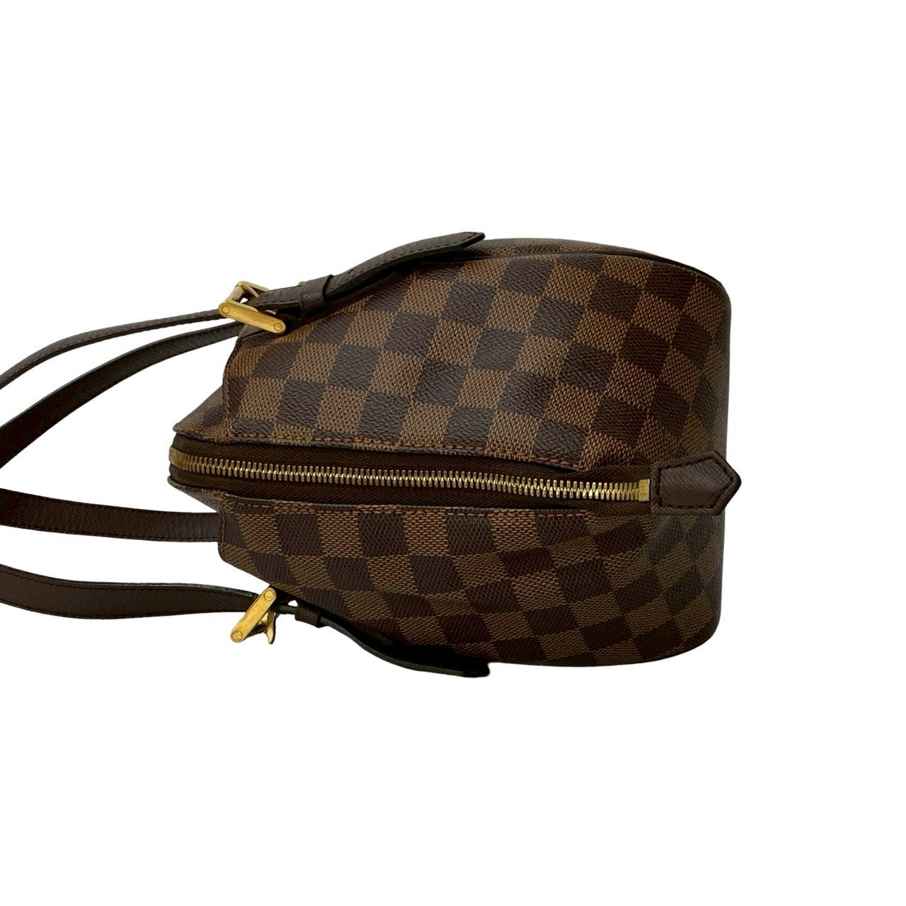 LOUIS VUITTON Tote Bag leather Brown Damier Belem MM