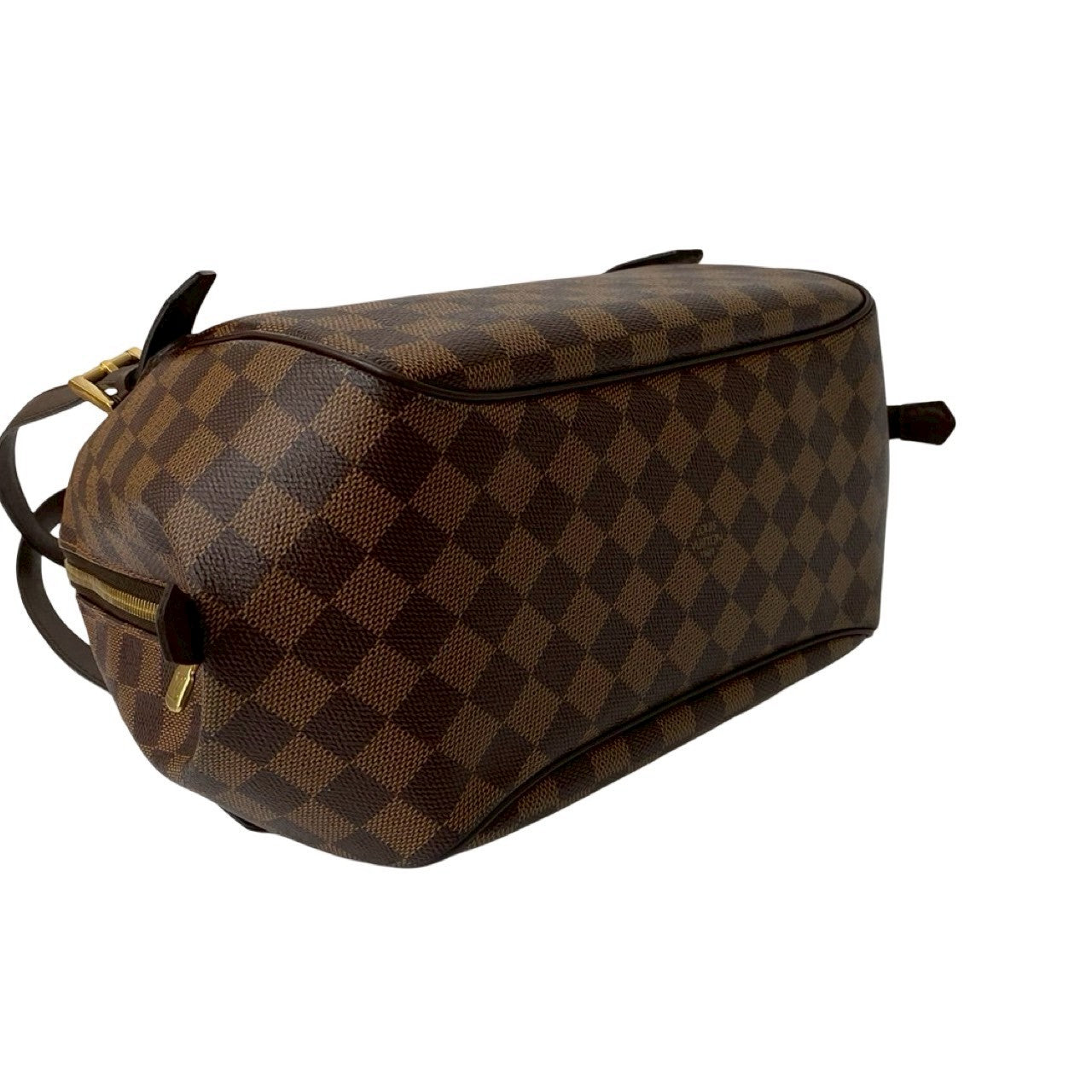 LOUIS VUITTON Tote Bag leather Brown Damier Belem MM