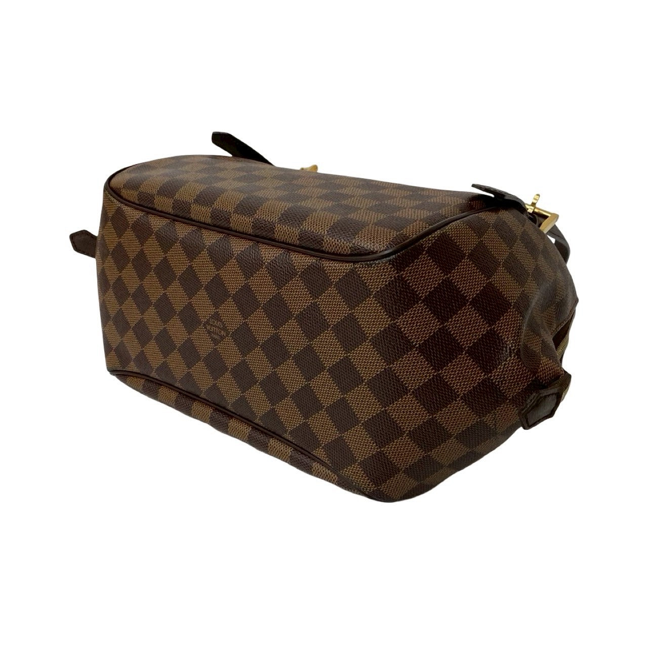 LOUIS VUITTON Tote Bag leather Brown Damier Belem MM