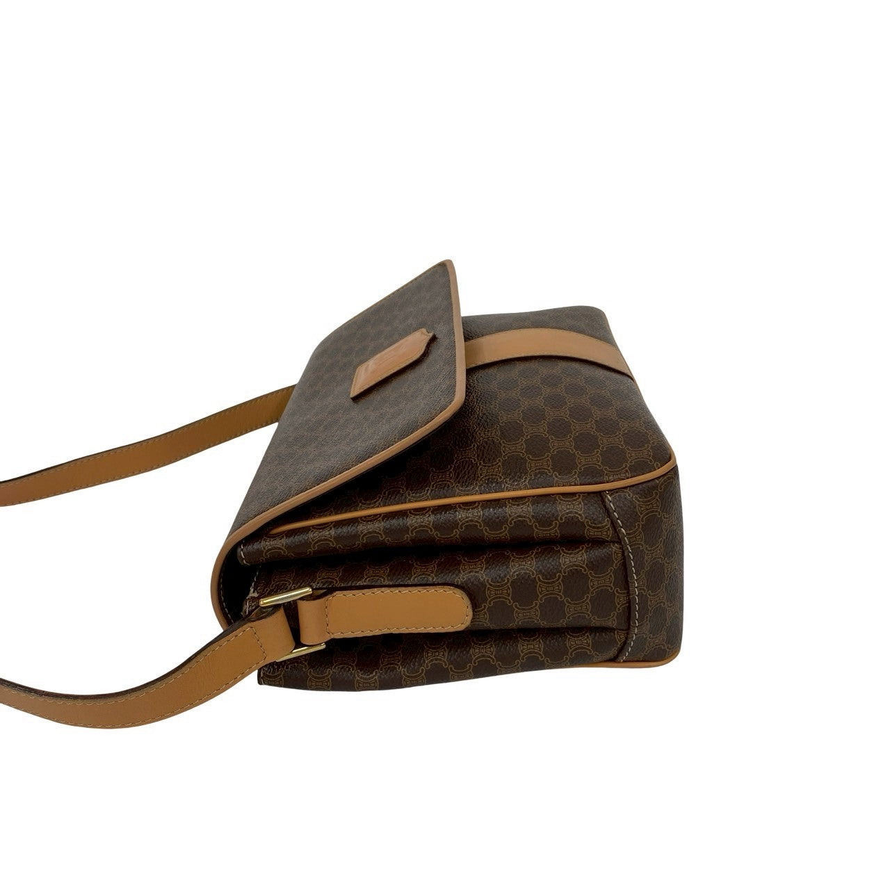 CELINE Shoulder Bag leather Brown