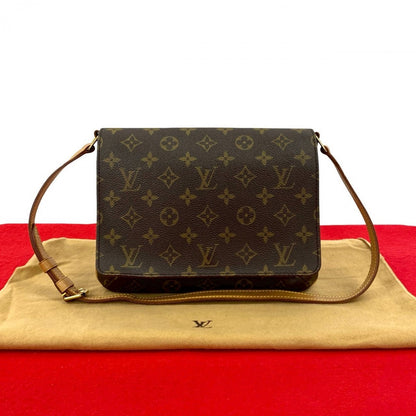 LOUIS VUITTON Shoulder Bag leather Brown Monogram Musette Tango