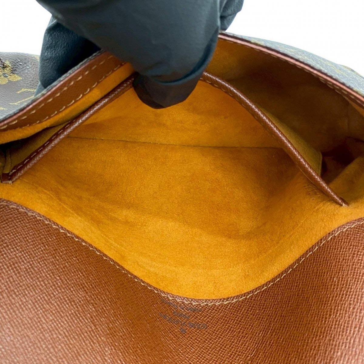 LOUIS VUITTON Shoulder Bag leather Brown Monogram Musette Tango
