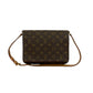 LOUIS VUITTON Shoulder Bag leather Brown Monogram Musette Tango