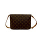 LOUIS VUITTON Shoulder Bag leather Brown Monogram Musette Tango