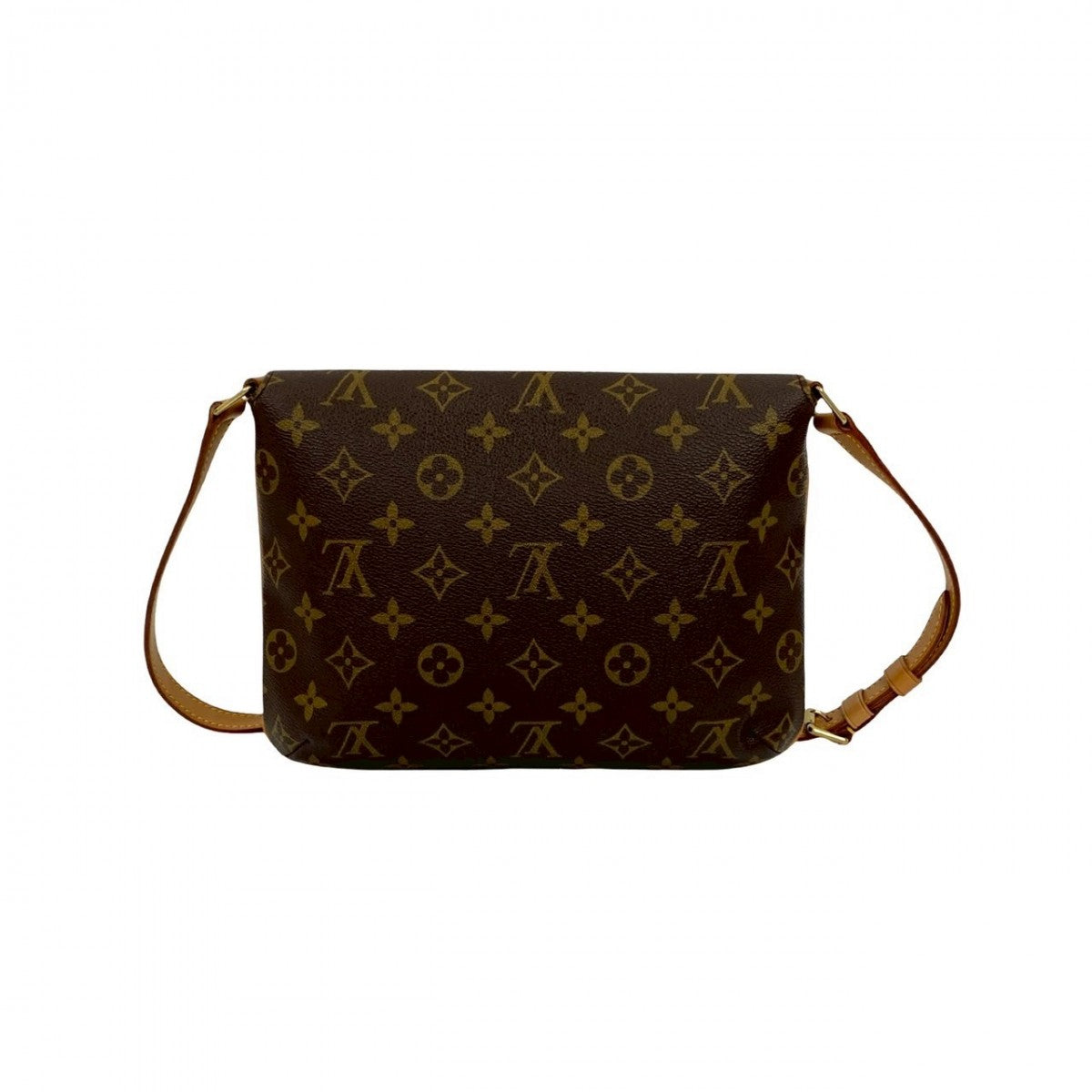 LOUIS VUITTON Shoulder Bag leather Brown Monogram Musette Tango
