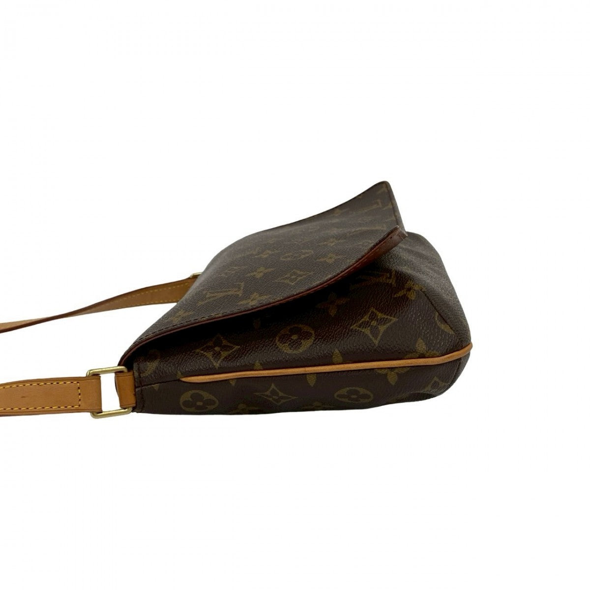 LOUIS VUITTON Shoulder Bag leather Brown Monogram Musette Tango