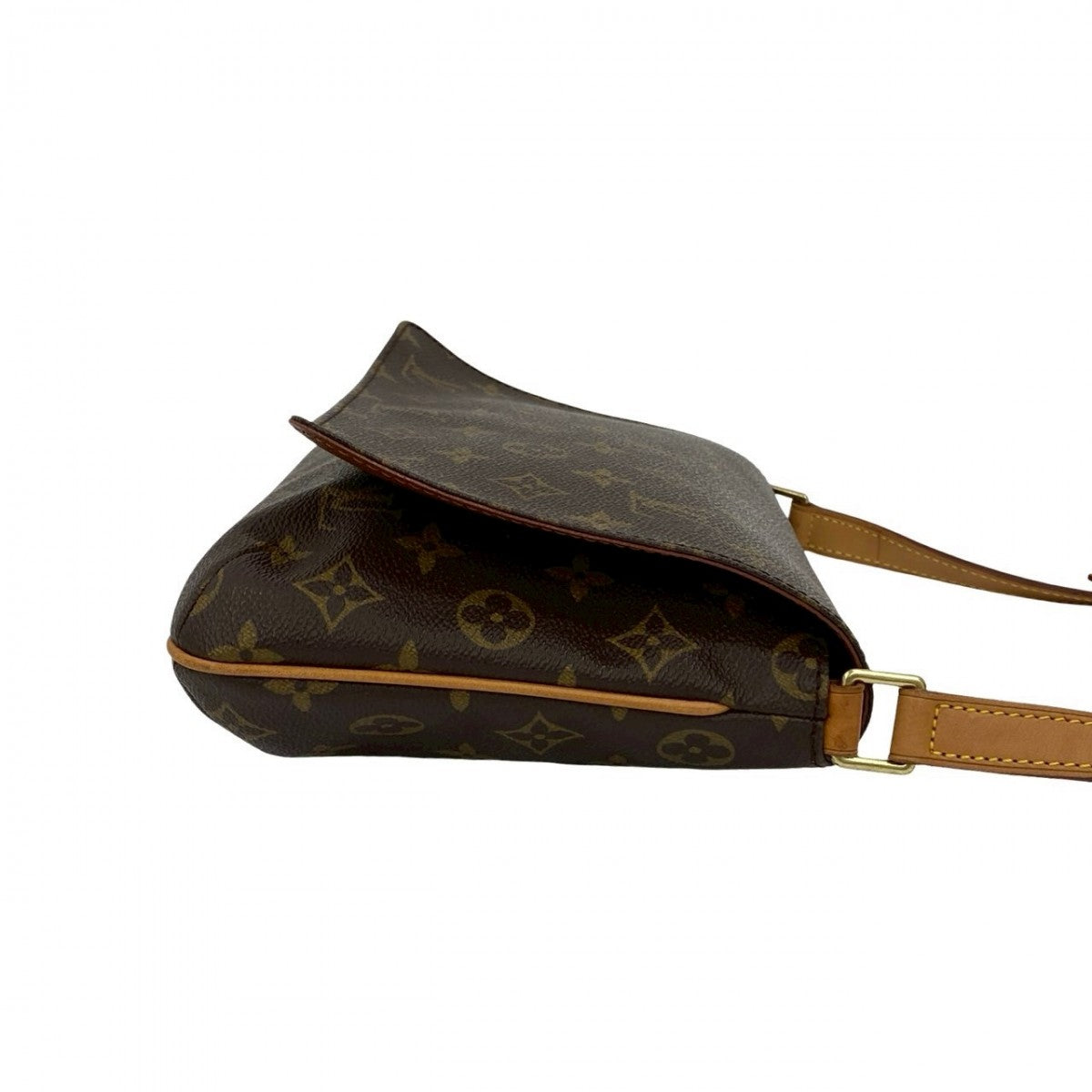 LOUIS VUITTON Shoulder Bag leather Brown Monogram Musette Tango
