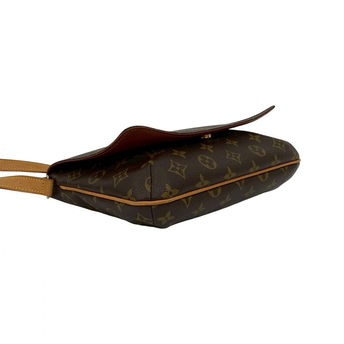 LOUIS VUITTON Shoulder Bag leather Brown Monogram Musette Tango