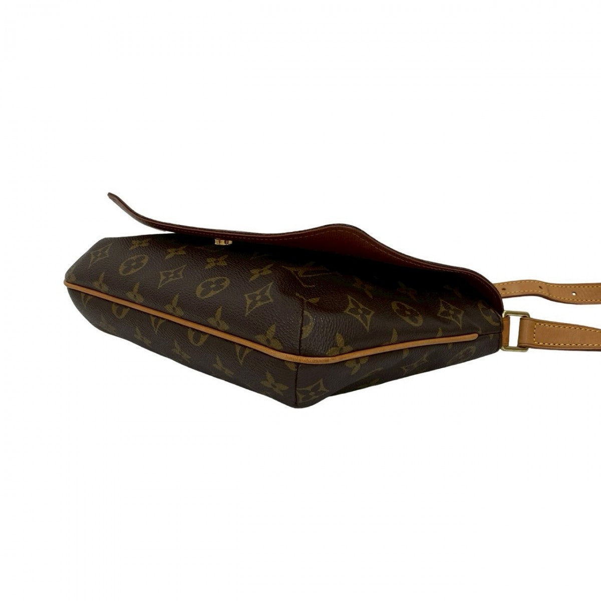 LOUIS VUITTON Shoulder Bag leather Brown Monogram Musette Tango