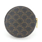 CELINE Coin case 10D222BQ3.38NO PVC, Leather black Triomphe Women Used Authentic