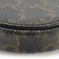 CELINE Coin case 10D222BQ3.38NO PVC, Leather black Triomphe Women Used Authentic