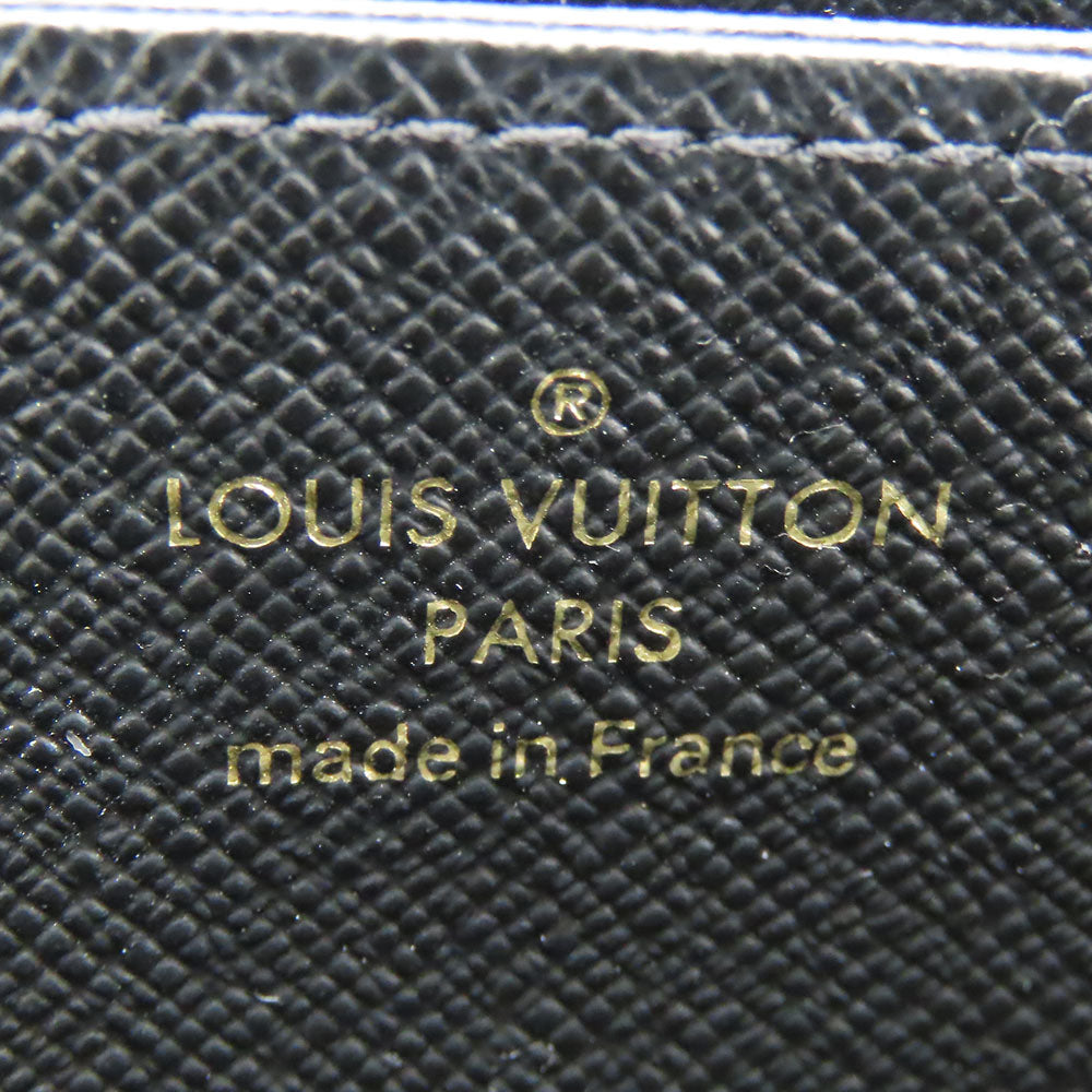 LOUIS VUITTON Long Wallet Purse M69353 monogram giant reverse Brown Zippy wallet Women Used Authentic
