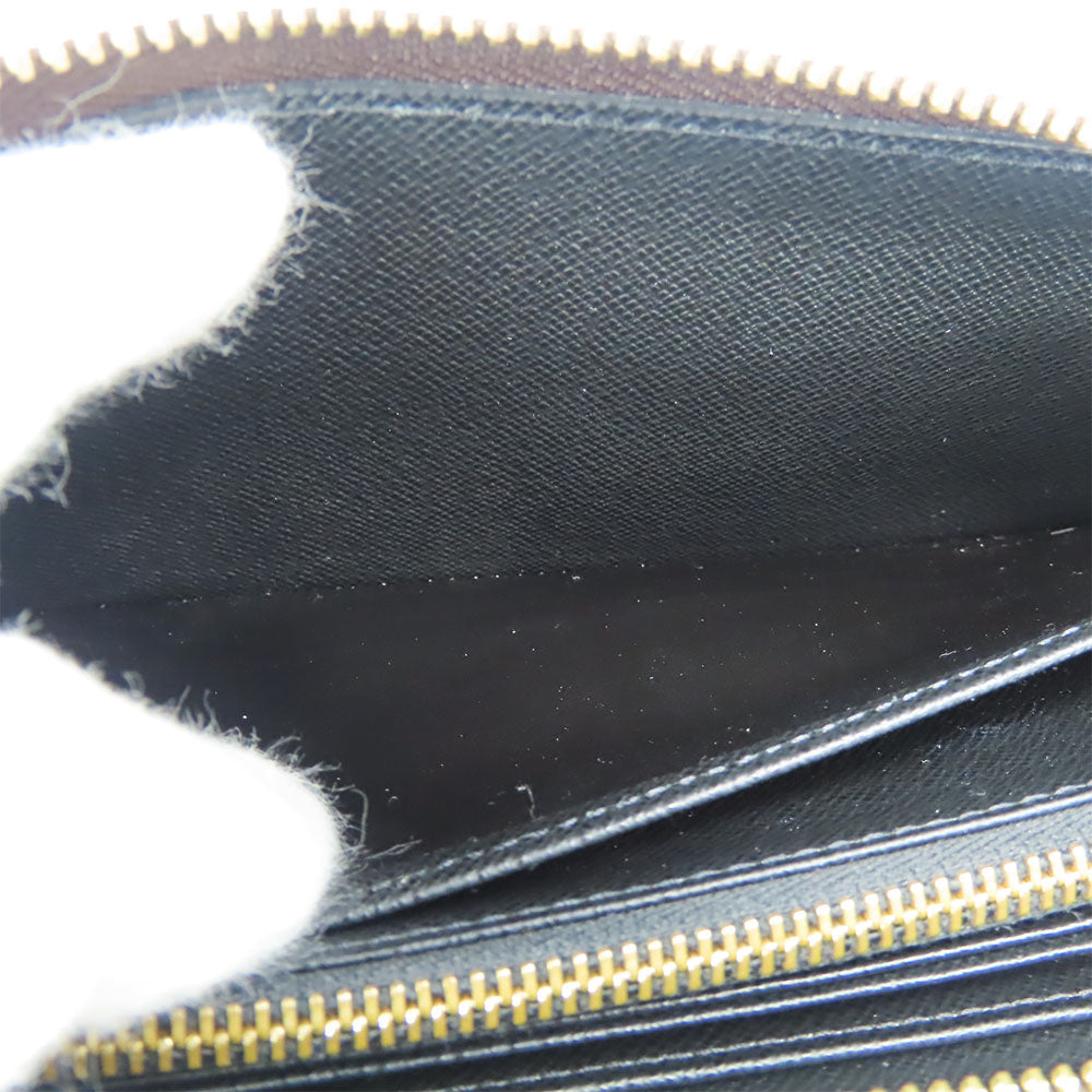 LOUIS VUITTON Long Wallet Purse M69353 monogram giant reverse Brown Zippy wallet Women Used Authentic