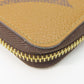 LOUIS VUITTON Long Wallet Purse M69353 monogram giant reverse Brown Zippy wallet Women Used Authentic