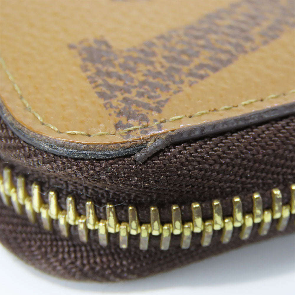 LOUIS VUITTON Long Wallet Purse M69353 Monogram Giant Reverse Brown Zippy wallet Women(Unisex) Used Authentic