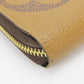LOUIS VUITTON Long Wallet Purse M69353 Monogram Giant Reverse Brown Zippy wallet Women(Unisex) Used Authentic