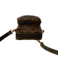 LOUIS VUITTON Shoulder Bag leather Brown Monogram Amazone