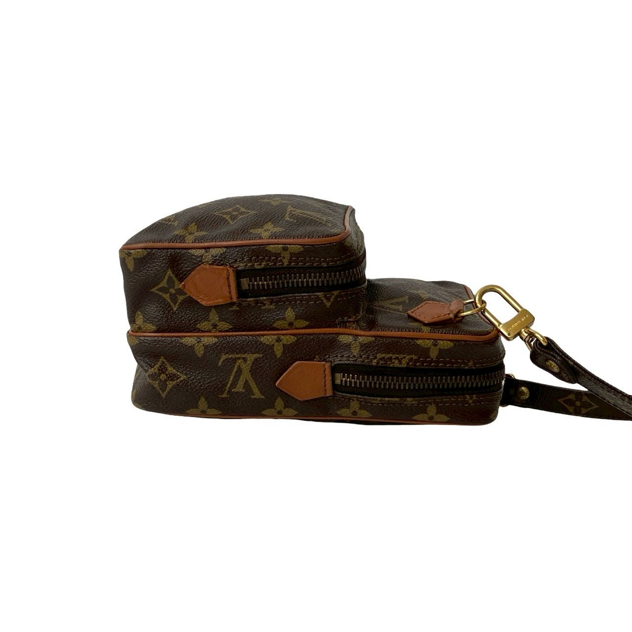 LOUIS VUITTON Shoulder Bag leather Brown Monogram Amazone
