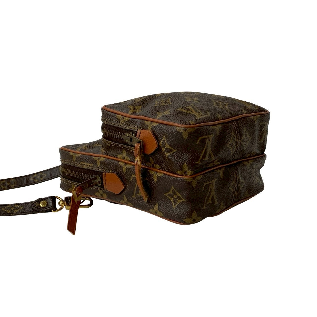 LOUIS VUITTON Shoulder Bag leather Brown Monogram Amazone