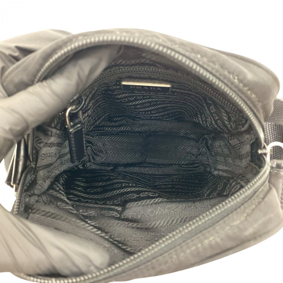 PRADA Shoulder Bag Nylon black