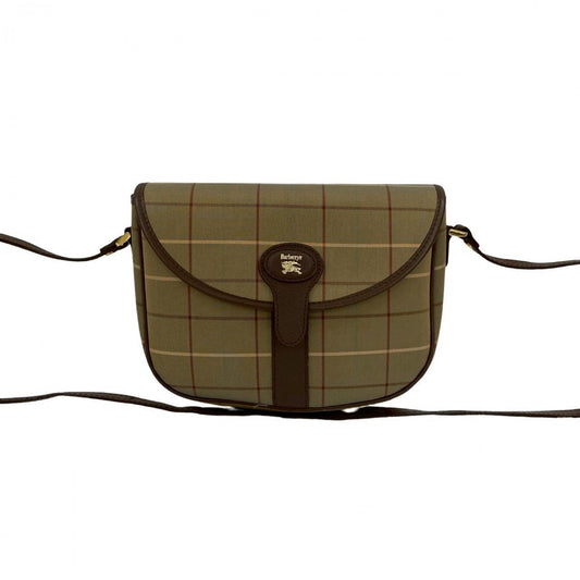 BURBERRY Shoulder Bag canvas Brown
