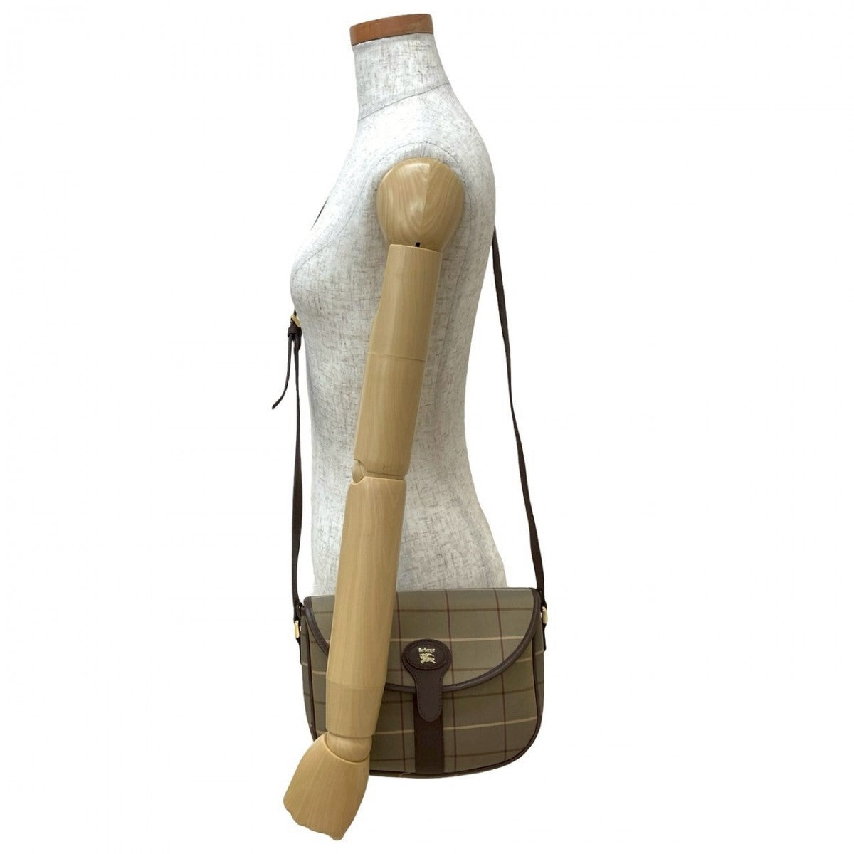 BURBERRY Shoulder Bag canvas Brown