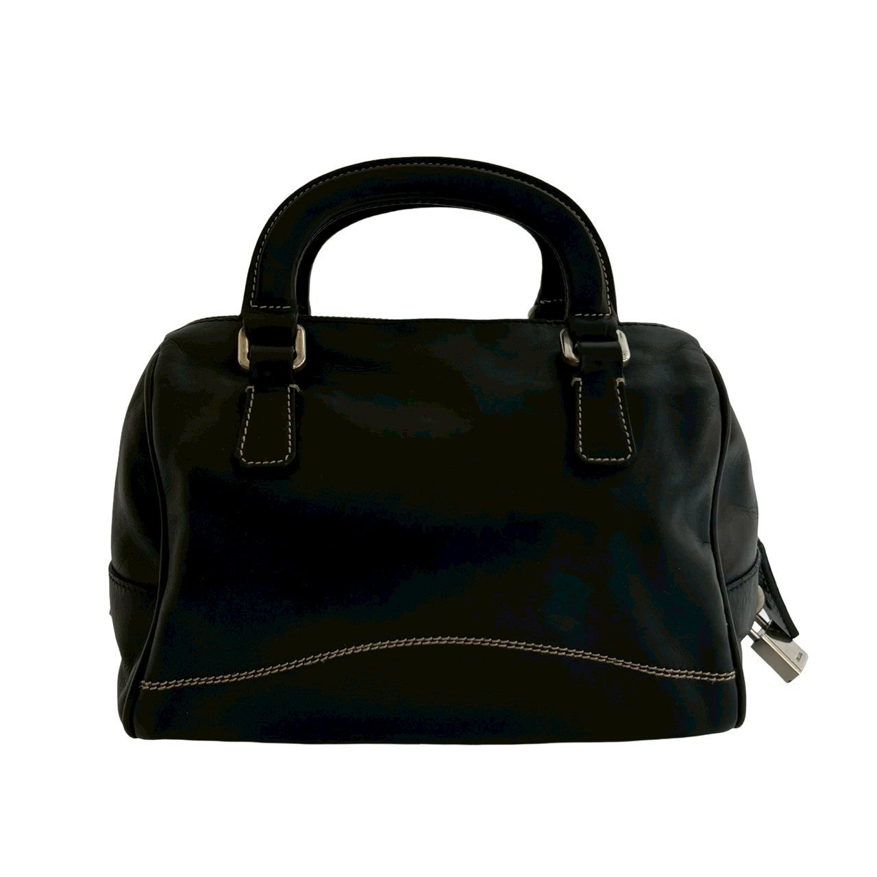PRADA Handbag leather black