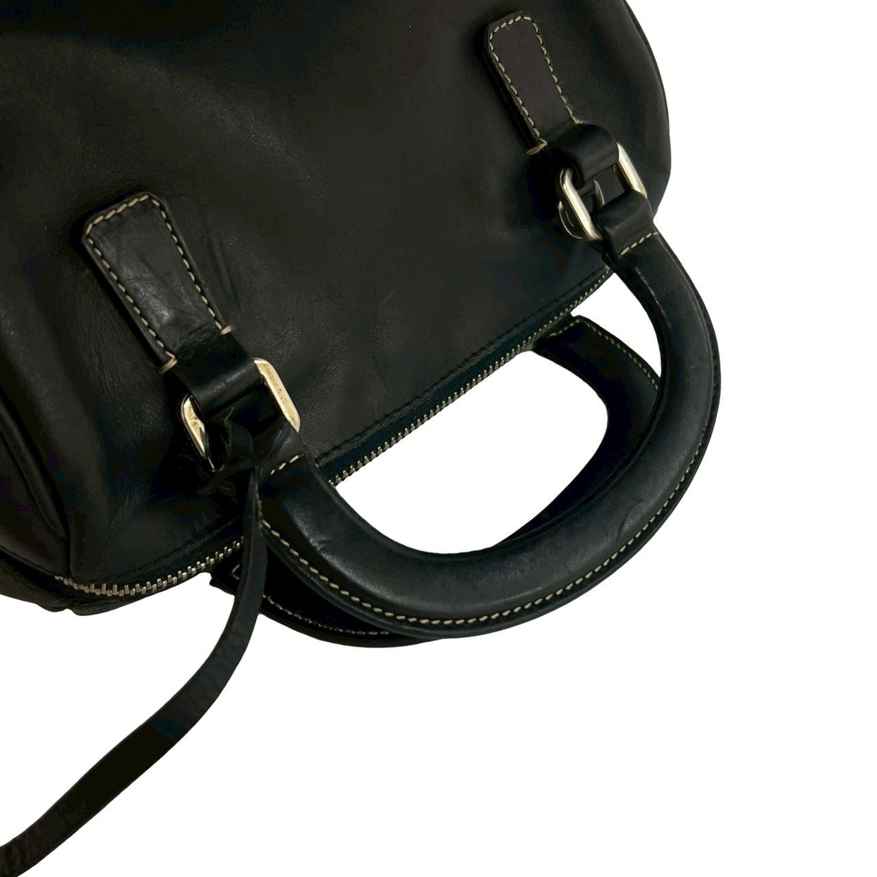 PRADA Handbag leather black