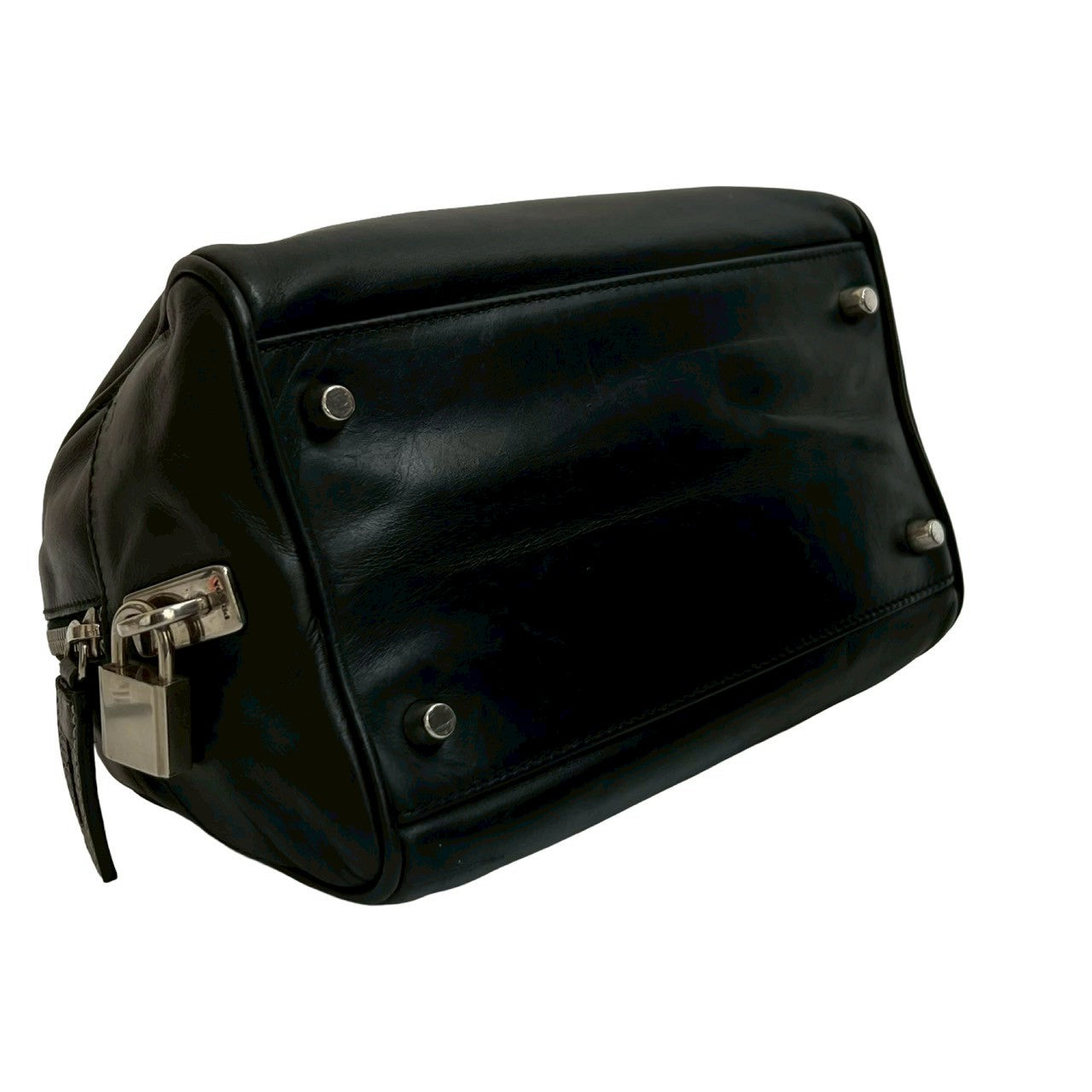 PRADA Handbag leather black