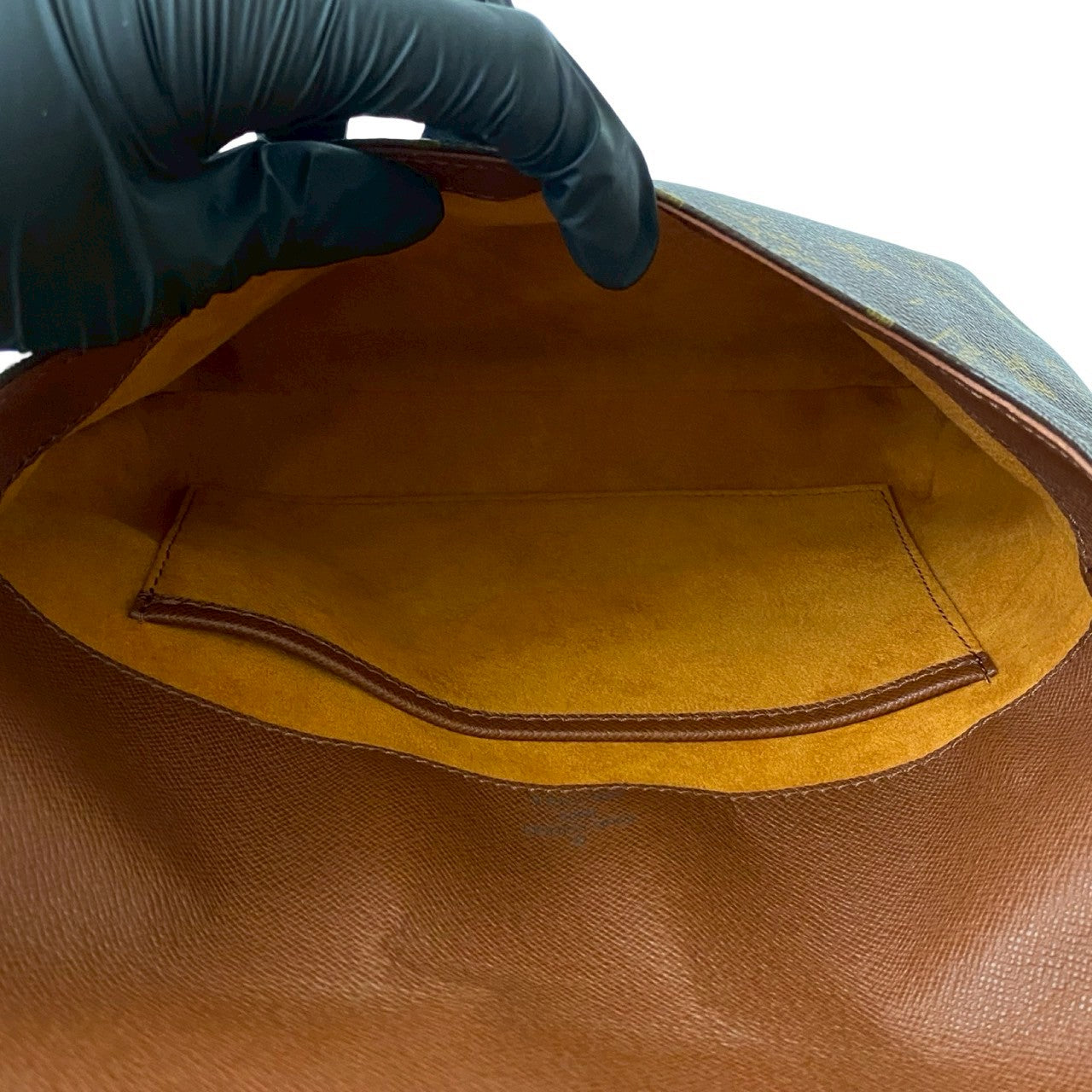 LOUIS VUITTON Shoulder Bag leather Brown Monogram Musette Tango