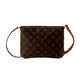 LOUIS VUITTON Shoulder Bag leather Brown Monogram Musette Tango