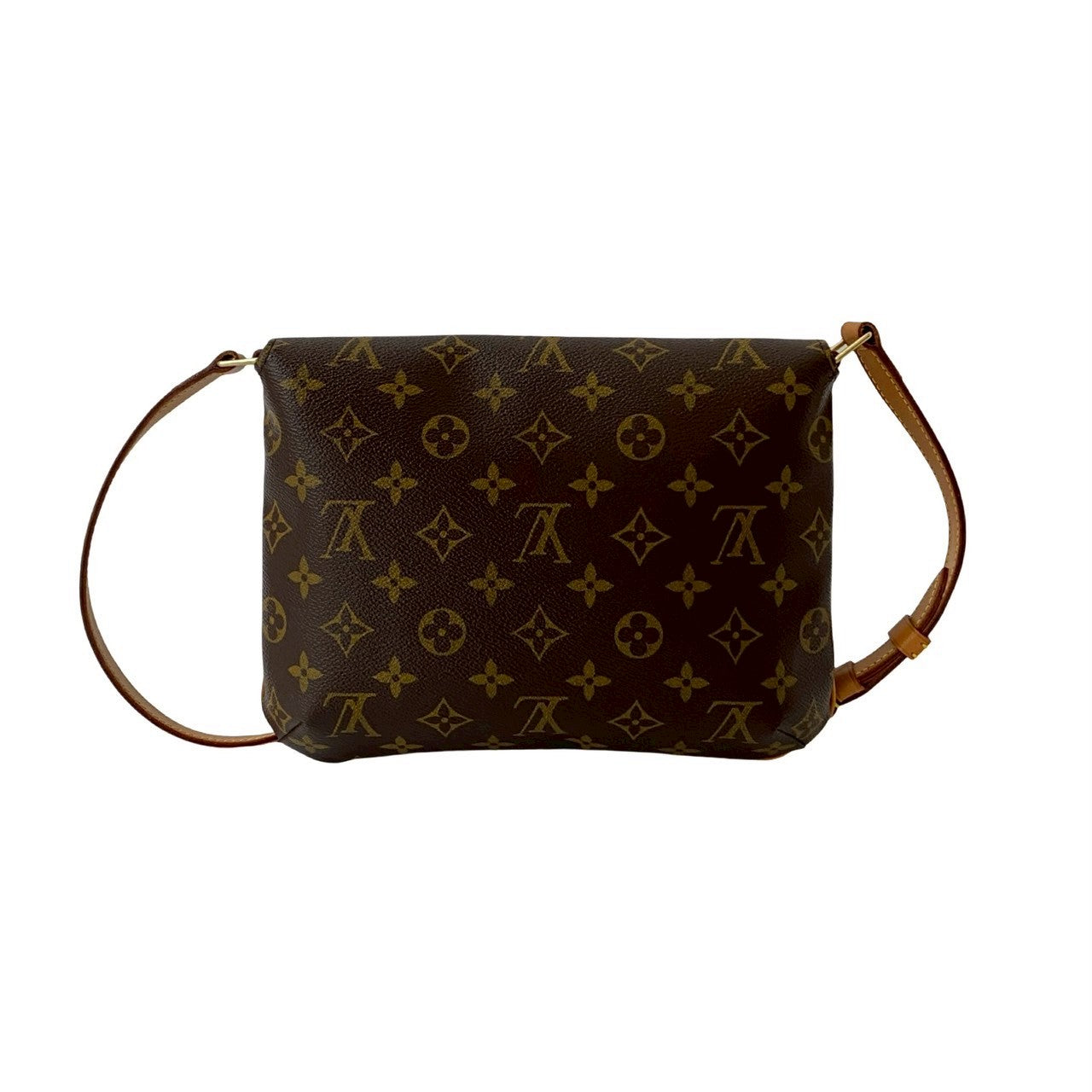LOUIS VUITTON Shoulder Bag leather Brown Monogram Musette Tango