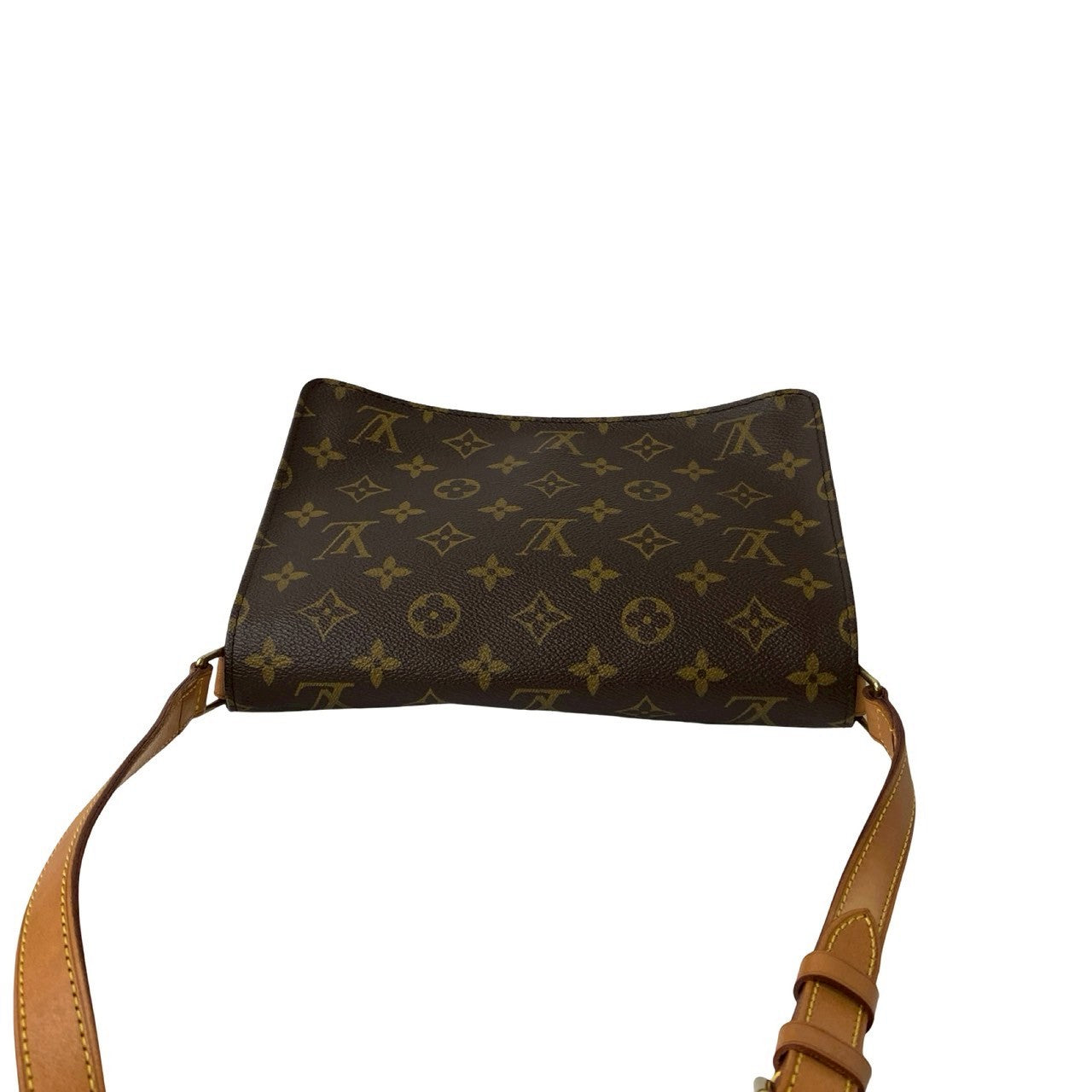 LOUIS VUITTON Shoulder Bag leather Brown Monogram Musette Tango