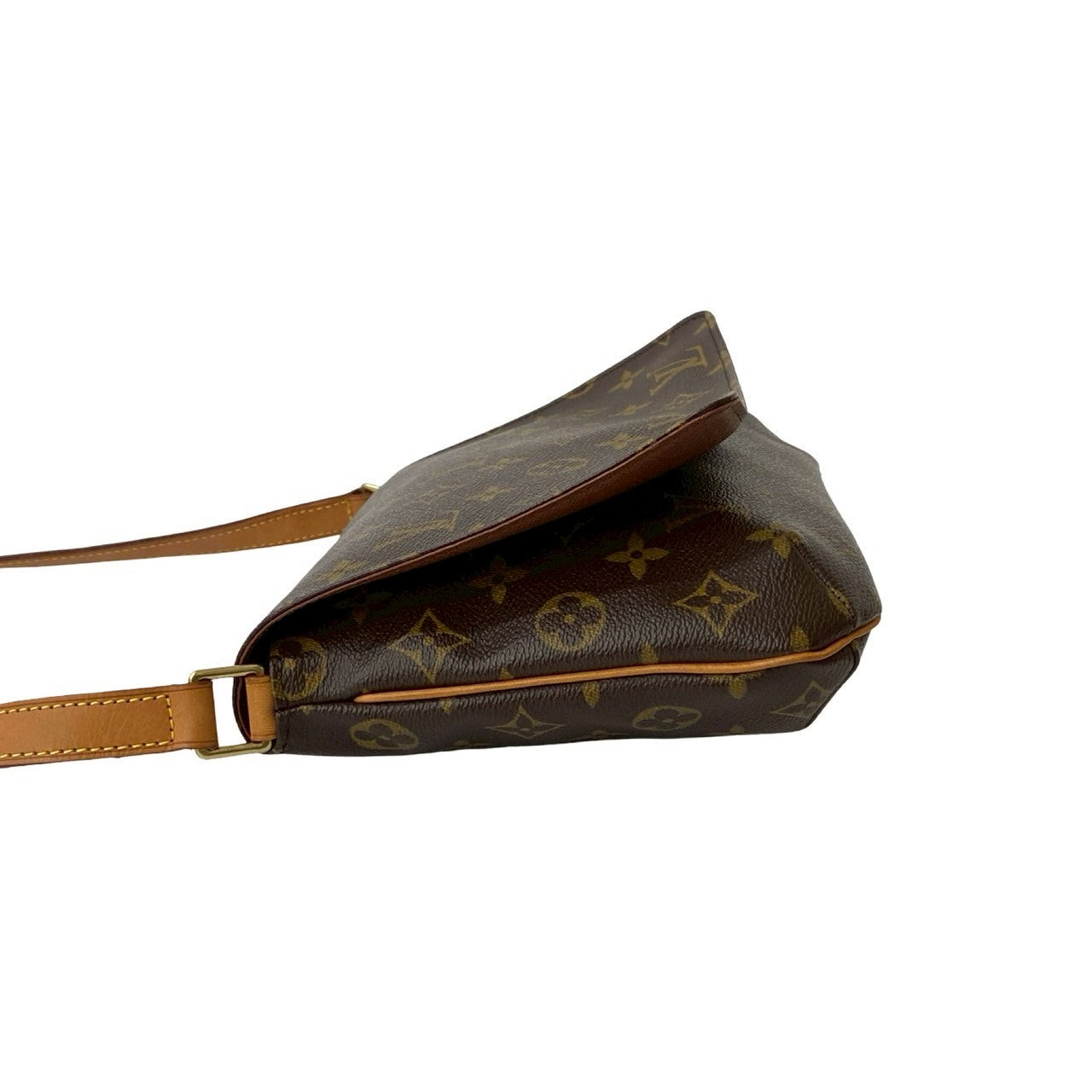 LOUIS VUITTON Shoulder Bag leather Brown Monogram Musette Tango